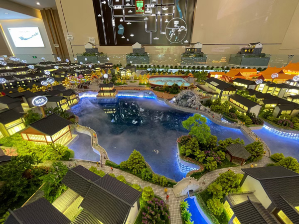 成都古建筑模型,仿古沙盤模型制作